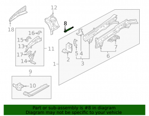 Буксировочный крюк Subaru Outback 20-23