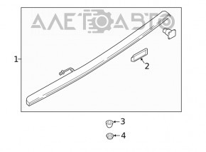 Стоп сигнал Audi A5 F5 18-25 5D