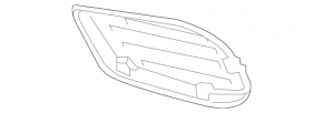 Grilă bara față dreapta Mercedes Clasa E W212 14-16 AMG pachet