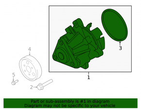 Помпа водяная Ford Escape MK3 17-19 2.0T