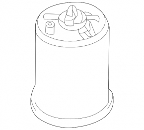 Recipientul cu absorbant de cărbune Nissan Versa Note 13-19, complet asamblat