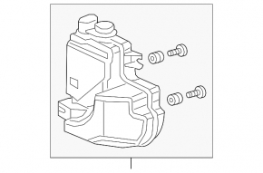 Резонатор воздушный Honda CRV 12-14 2.4