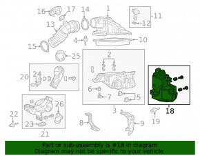 Резонатор воздушный Honda CRV 12-14 2.4