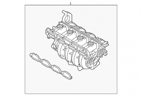 Colector de admisie Kia Optima 16- 2.4