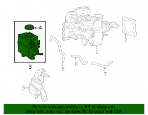 Бачок ГТЦ Toyota Rav4 16-18 hybrid с крышкой