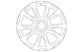 Диск колесный R17 x 7,5J Mercedes W213 E 17-23 бордюрка