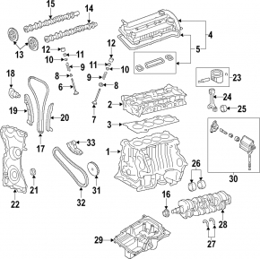 Распредвал выпуск Ford Focus mk3 11-18 2.0
