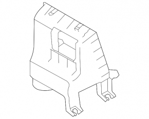 Corpul filtrului de aer capacul inferior Subaru Outback 20-