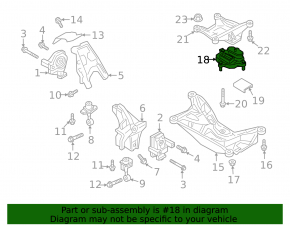 Подушка АКПП Audi Q7 16-26 2.0T