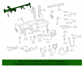 Труба подторпедная усиление Lexus RX300 98-03