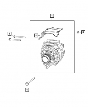 Генератор Jeep Cherokee KL 14-22 3.2