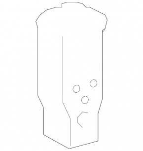 Клапан печки кондиционера Toyota Prius 50 16-20