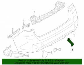 Suport bara față dreapta Subaru Impreza 24-26