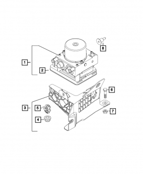 ABS АБС Fiat 500L 14-19