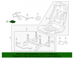 OCCUPANT POSITION DETECTION SENSOR Honda Accord 13-16
