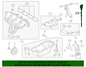 Щуп масляный Mazda CX-9 16-23 2.5T