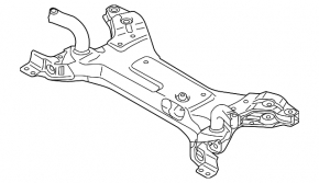 Grila frontala Mitsubishi Outlander 14-15 3.0 pre-restilizare