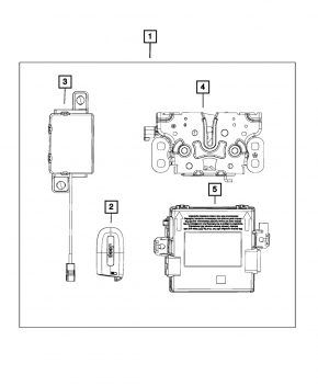 Hub Receiver Jeep Compass 17-19