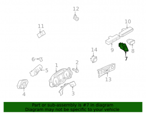 Кнопка аварийки Audi A4 B8 13-16