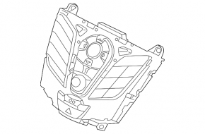 Панель управления магнитофоном Ford Escape MK3 17- тип 2