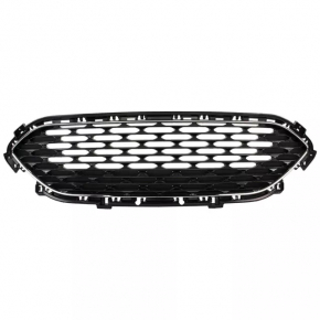 Решетка радиатора grill Ford Escape MK4 20-22 сетка черн глянец, хром обрамление