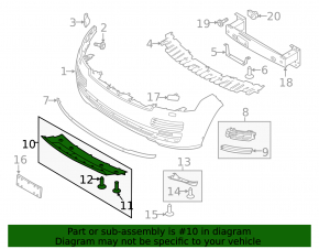 Bara centrală față Land Rover Range Rover 13-21