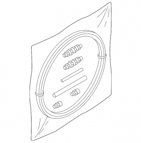 Bloc supapă-receptor suspensie pneumatică Audi Q5 80A 18-24 violet