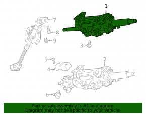 Рулевая колонка Audi A6 C8 19-24 с электрорегулировкой