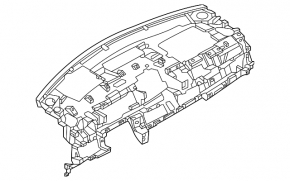Каркас торпеды Nissan Ariya 23-26 Extended range