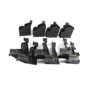 Deflector radiator grilă inferioară bară față dreapta pentru Dodge Challenger 15-23 restilizare, fragment lipsă