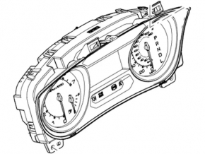 Щиток приборов Ford Explorer 11-13 select shift