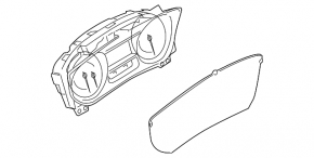 Щиток приборов Ford Explorer 11-13 select shift