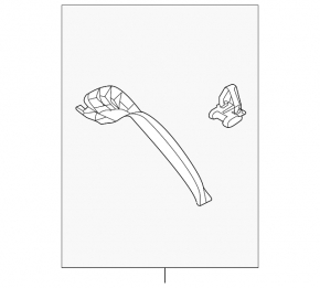 Обшивка двери багажника левая Mazda CX-5 13-16 черн