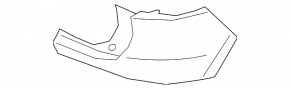 Bara spate dreapta goala Volvo XC40 19-25