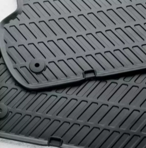 Set de 2 covorașe spate din cauciuc pentru Audi A8 2013-2018, gri