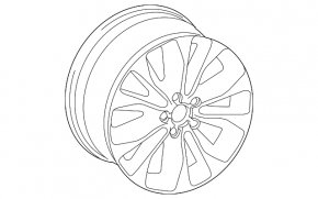 Диск колесный R20 x 8,5J Audi Q5 8R 13-17 бордюрка