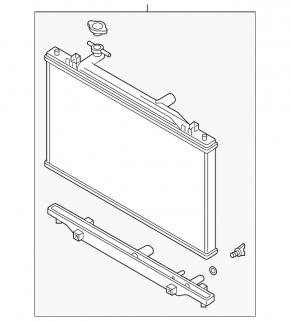 Radiator de răcire cu apă pentru Mazda CX-5 24-25