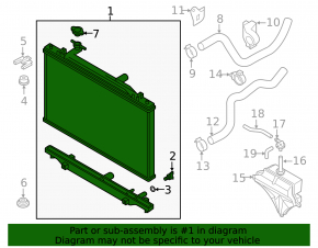 Radiator de răcire cu apă pentru Mazda CX-5 24-25