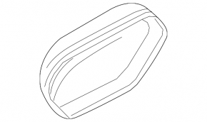 Capac oglindă dreapta pentru Audi A6 C7 12-18