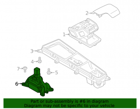 Шифтер КПП Audi A6 C8 19-24