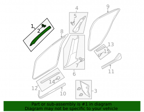 Накладка передней стойки левая Infiniti G25 G35 G37 4d 06-11