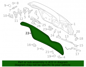 Garnitura de cauciuc pentru ușa portbagajului Porsche Cayenne 958 11-14