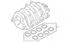 Коллектор впускной Ford F-150 15-17 5.0