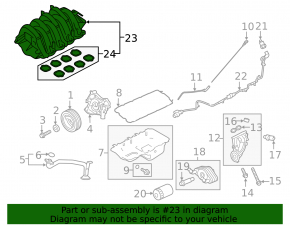 Коллектор впускной Ford F-150 15-17 5.0