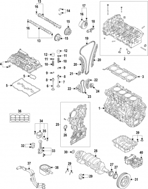 Масляный насос ДВС Hyundai Sonata 15-19 2.4 G4KJ тип 2