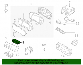 Блок кнопок Hyundai Santa FE 21-23