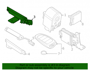 Антенна Keyless Hyundai Sonata 20-23 перед