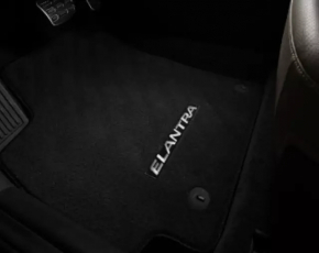 Комплект ковриков салона ткань Hyundai Elantra 21- черная