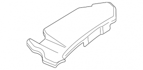 Крышка блока ECU компьютера двигателя правая BMW 5 G30 17-23 2.0T, 3.0T. 530e hybrid
