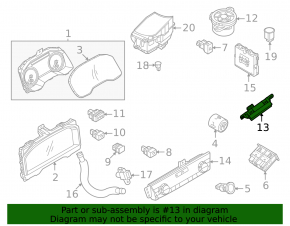 Индикатор Passenger Airbag Nissan Rogue 21-26